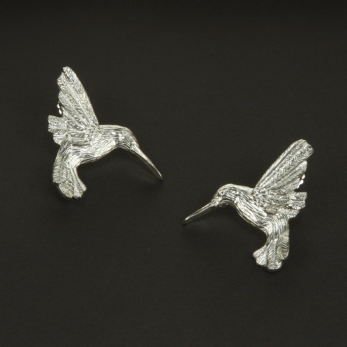 Hummingbird Post Earrings