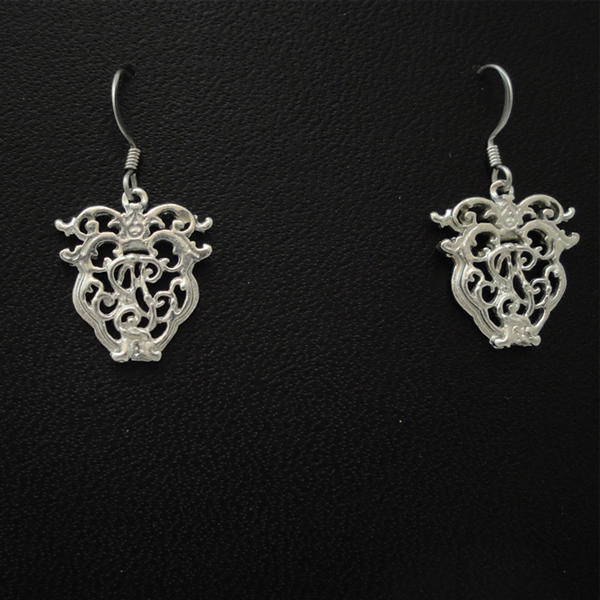 Pontalba Earrings - Maurice Milleur - Handcrafted Pewter Jewelry and ...