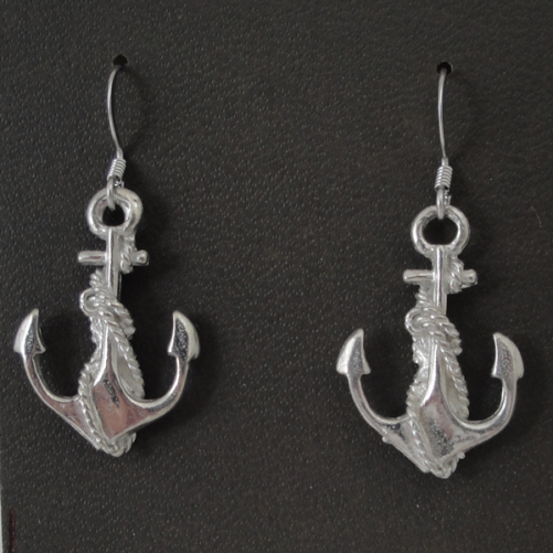 anchor and rope earrings