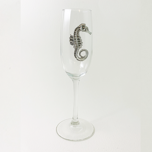 Champagne Flute Seahorse