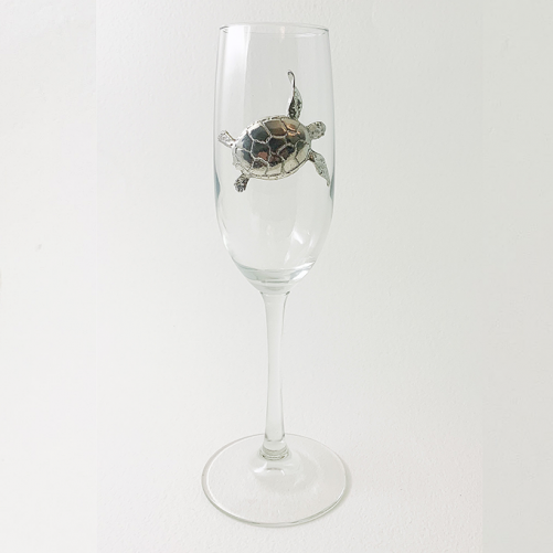 Champagne Flute, Sea Turtle