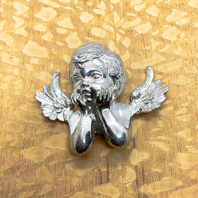 Daydreaming Angel Pin, large